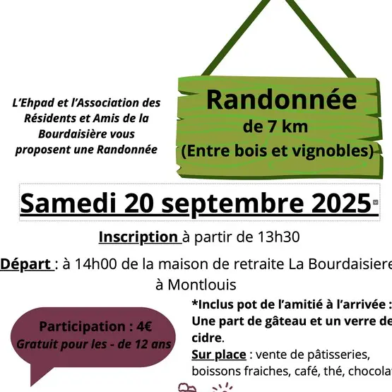 Randonnée pédestre à Montlouis