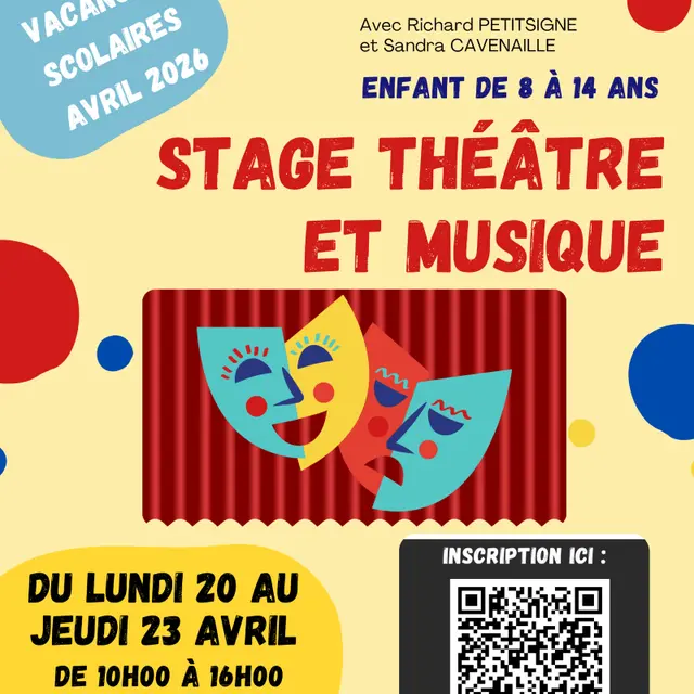 TVI - 20 au 23.04 - Saché - Stage de Théâtre