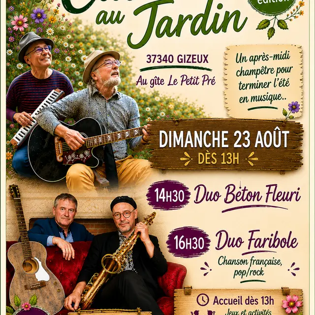 Culture au jardins Gizeux