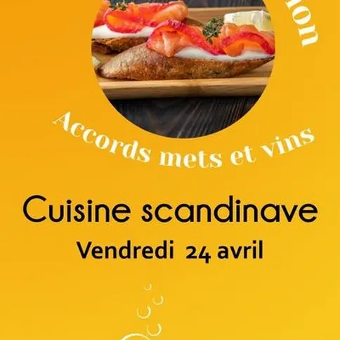 Soirée dégustation cuisine scandinave cave de Vouvray