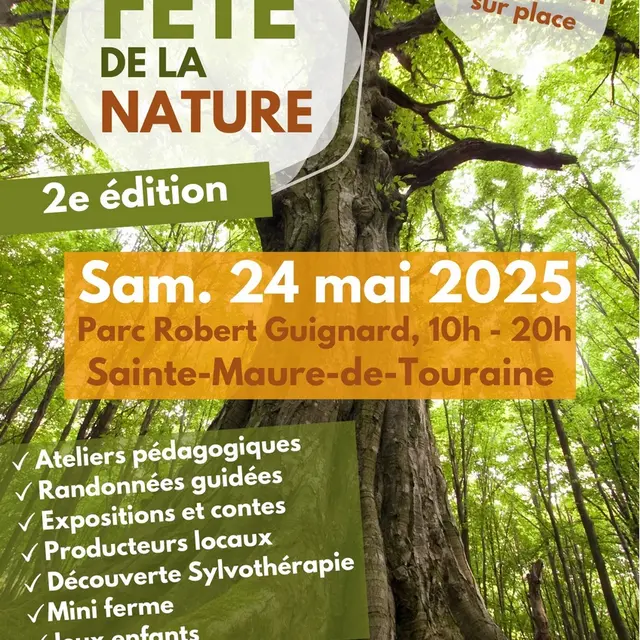 2e édition Fête de la Nature Sainte-Maure 24 mai 2025