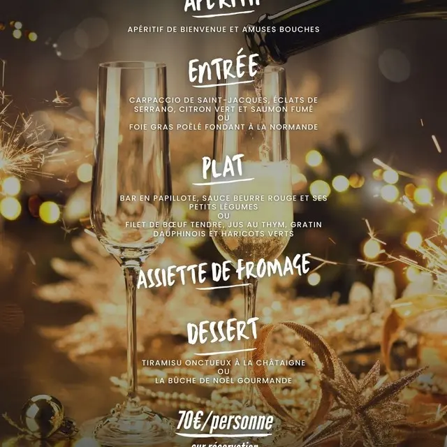 Soirée du réveillon à la Taverne de la Métairie