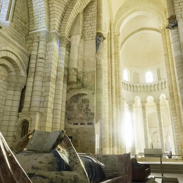 Abbaye royale de Fontevraud, gisant d'Aliénor d'Aquitaine©Sébastien Gaudard