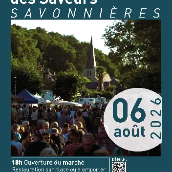 Affiche Marché des Saveurs