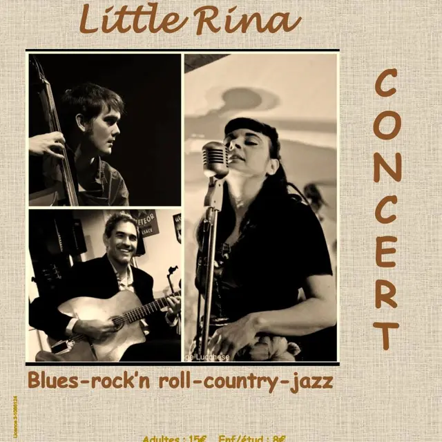 TVI - Affiche concert Little Rina - Truyes