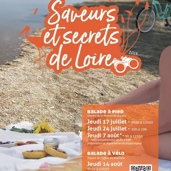 Affiche Saveurs et Secrets de Loire 2025 jpg