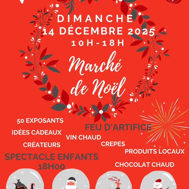 Marché Noël flyer Île-Bouchard