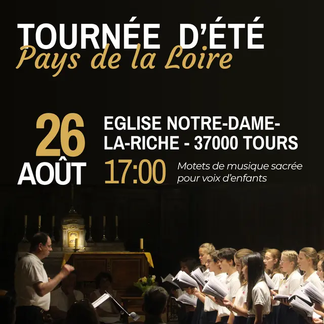 Propagande - Tournée 2025 - Affiche concert Tours Maitrise 2025