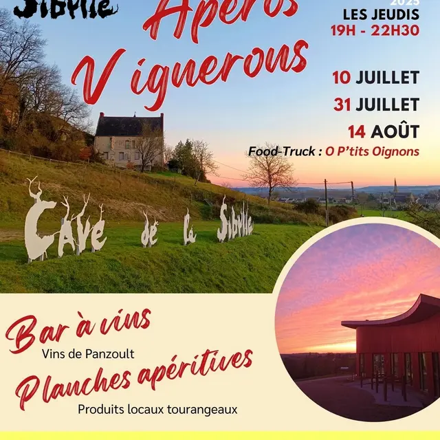 Apéros vignerons Cave de la Sibylle Panzoult juillet août 2025