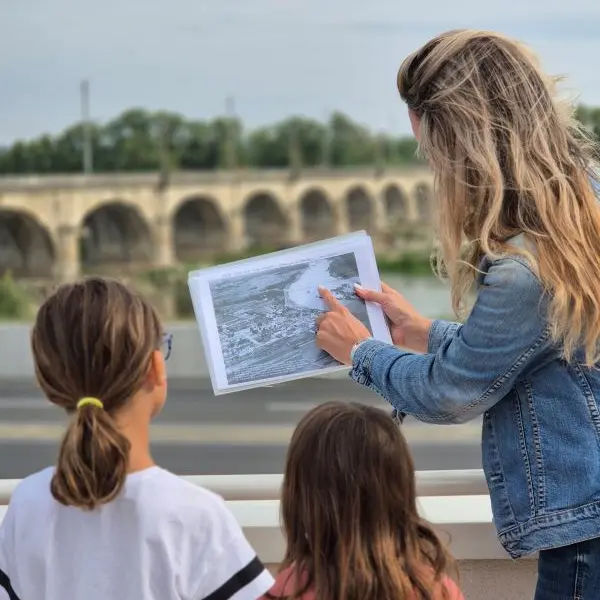 Le pont ferroviaire de Montlouis-sur-Loire