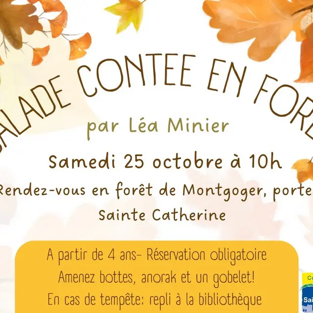 Balade contée en forêt Saint-Epain 25 octobre 2025