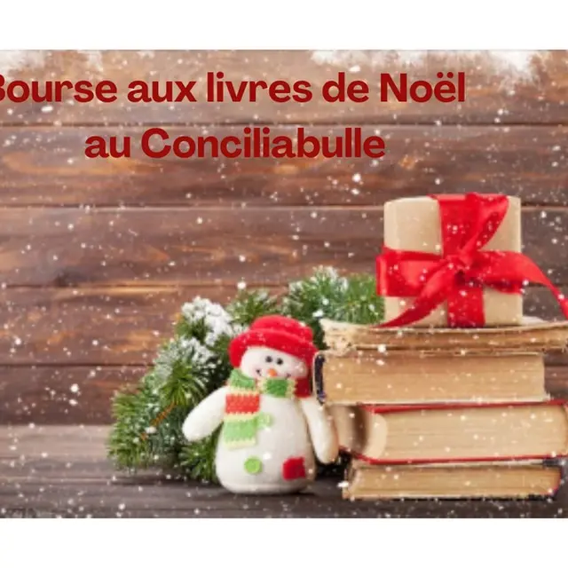 Bourse aux livres de Noël au Conciliabulle