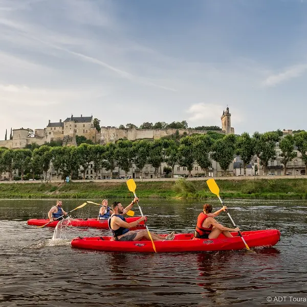 Canoë sur la Vienne, au départ de Chinon.