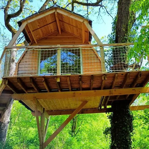La cabane perchée du château de Gizeux