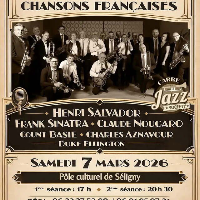 Carré Jazz Society Antogny-le-Tillac 7 mars 2026