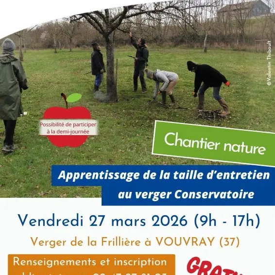 Chantier nature à Vouvray