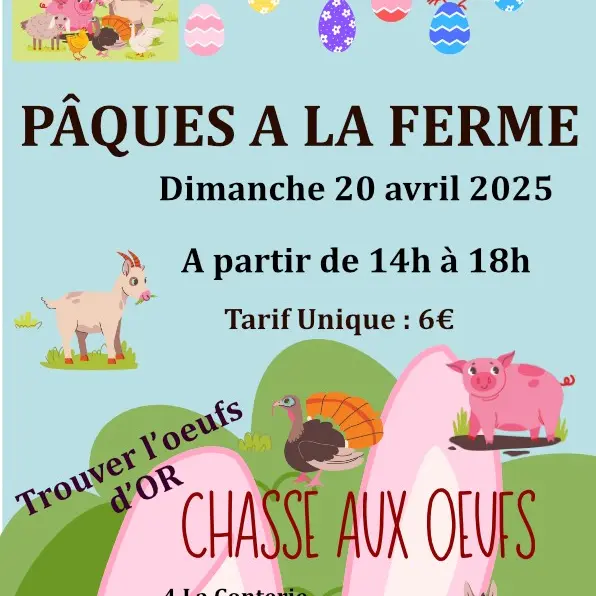 Chasse aux oeufs Pâques 2025_Beaumont_Village_Loches_Val_de_Loire