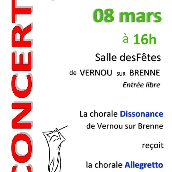 Concert Chorale Dissonance Vernou