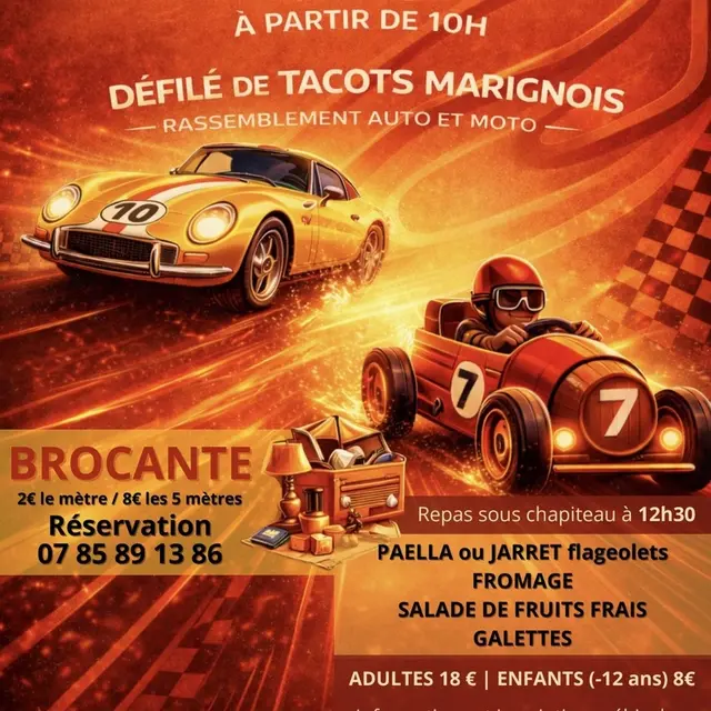 Défilé Tacots Marigny-Marmande 5 avril 2026