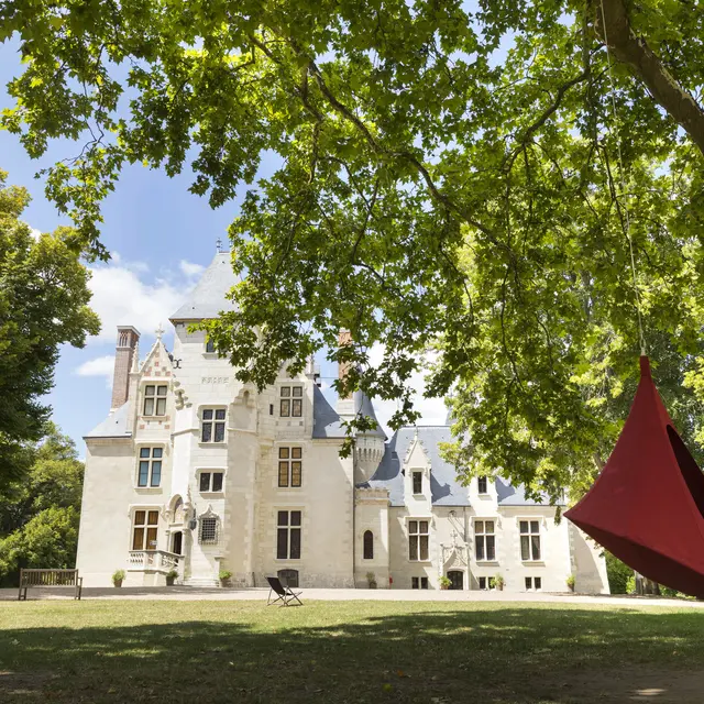 Vue extérieur du château de Candé