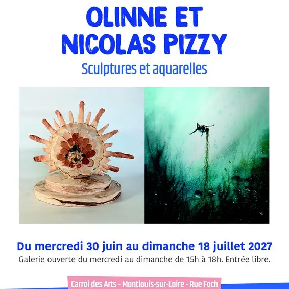 Expo Carroi des Arts Olinne et Nicolas Pizy