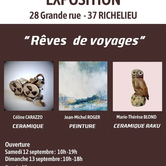 Exposition Rêves de voyages Espace Richelieu 12 et 13 septembre 2026