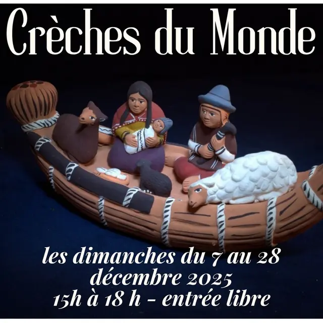 Exposition crèches du monde Braye-sous-Faye décembre 2025