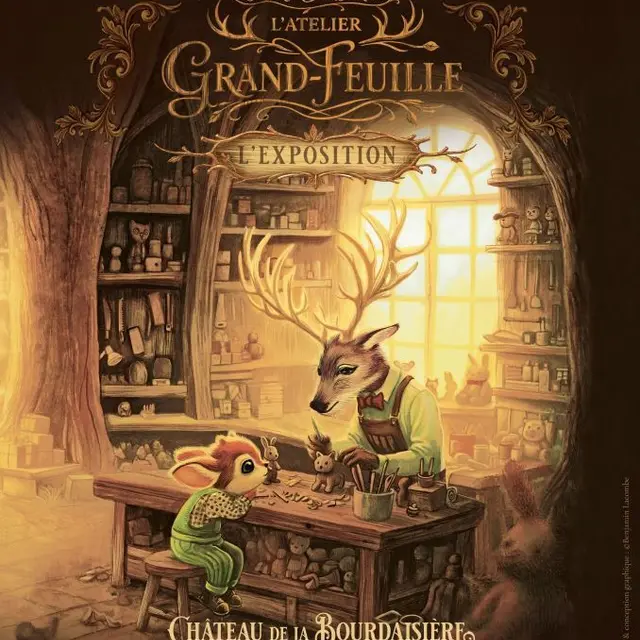 Exposition de l'atelier Grand-Feuille au Château de la Bourdaisière