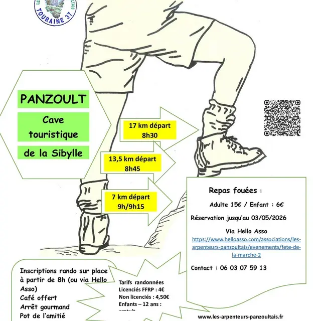 Fête de la marche Panzoult 10 mai 2026