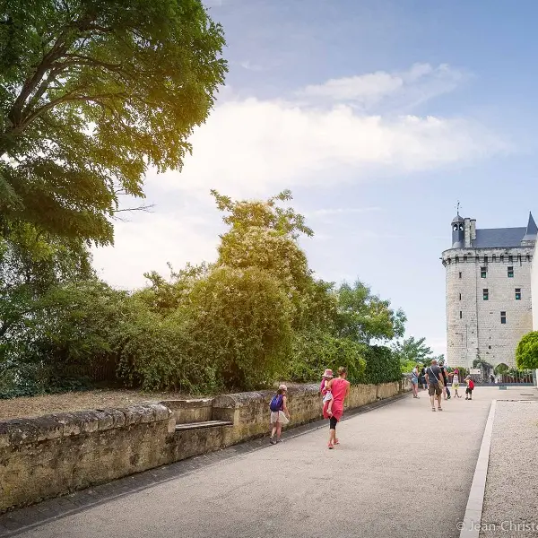 Forteresse royale de Chinon - Val de Loire, France.