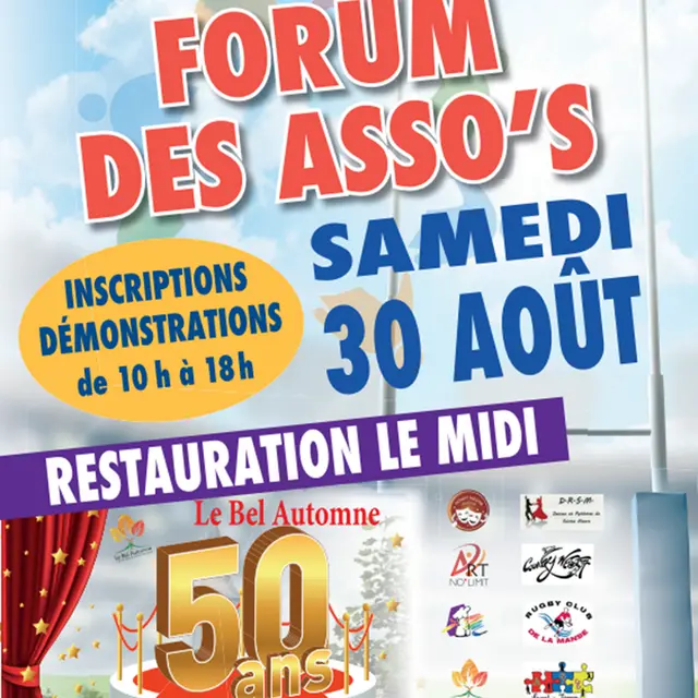 Forum des associations Noyant-de-Touraine 30 août 2025
