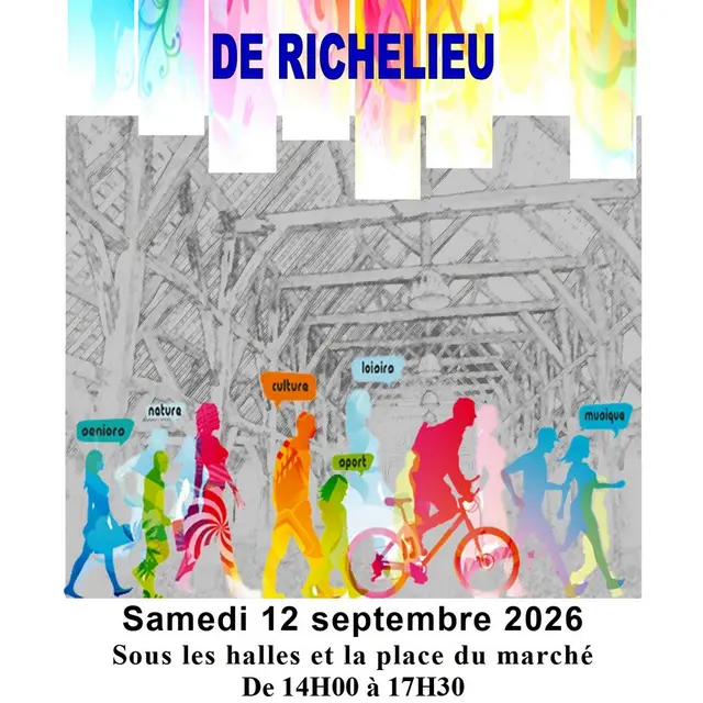 Forum des associations Richelieu 12 septembre 2026