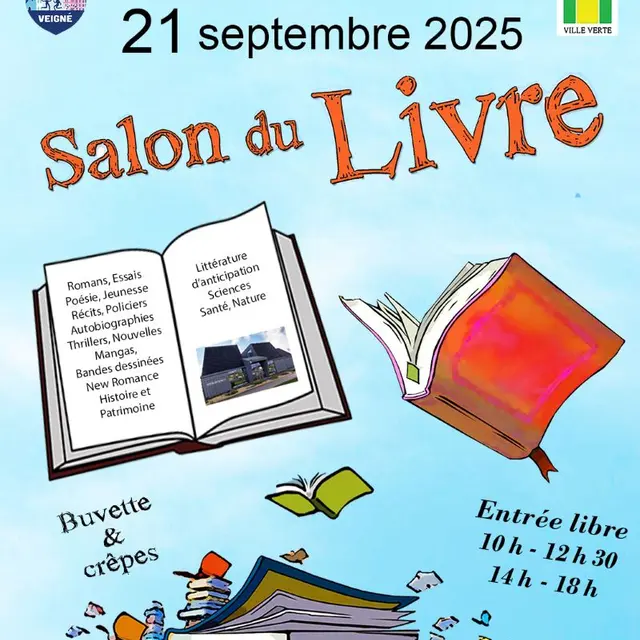Flyers salon du livre 2025