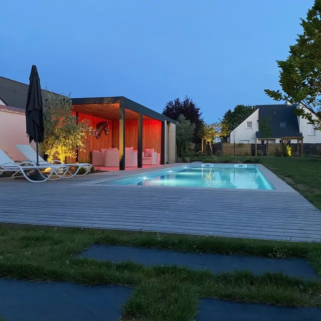 Gites Larçay Jardin et piscine