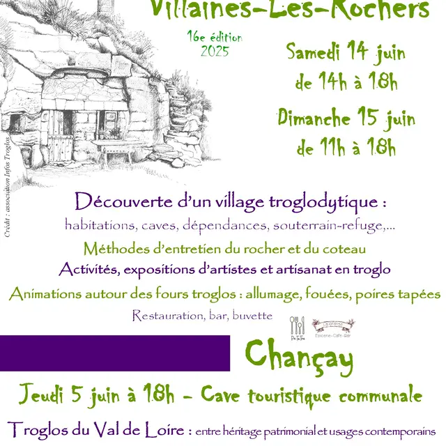 Journées découverte des trogloytes - Villaines-les-Rochers