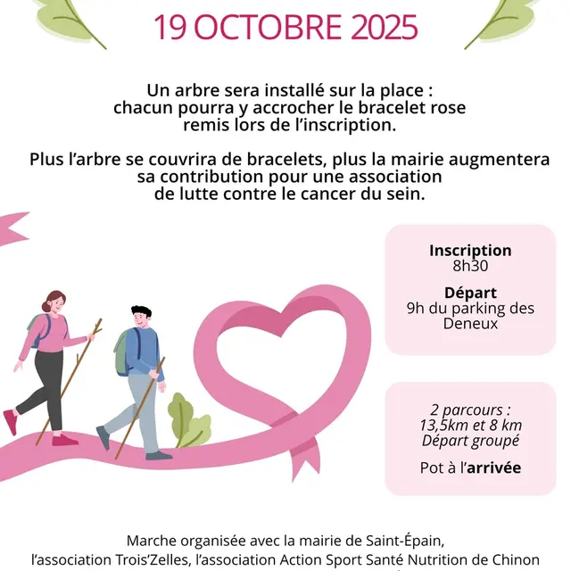 La Rando Rose Saint Epain 19 octobre 2025
