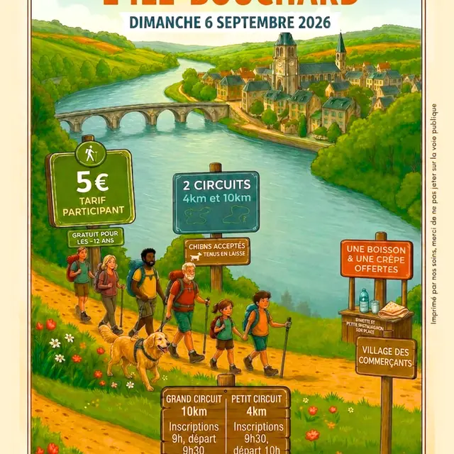 La randonnée des commerçants L'Ile-Bouchard 6 septembre 2026