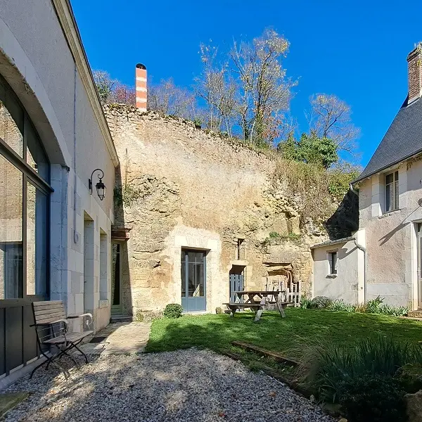 Le Grand Roc Extérieur - Gîtes cosy Touraine