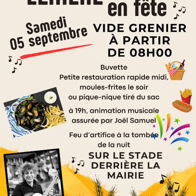 Lémeré en fête 5 septembre 2026