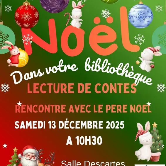 Lecture de contes de Noël à Vernou