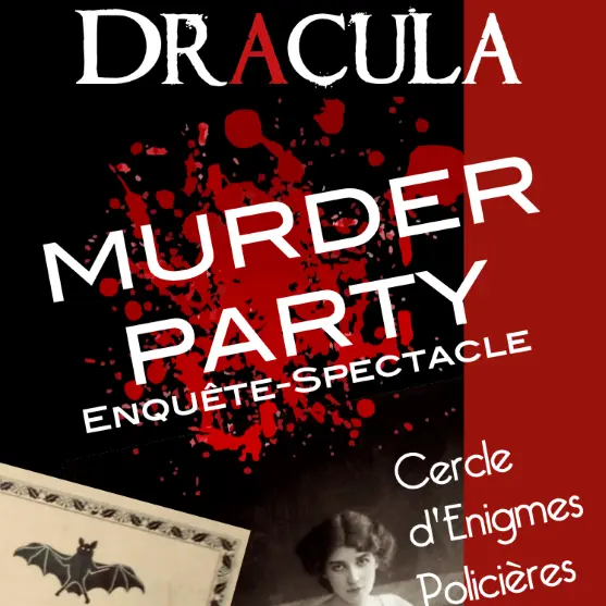Affiche murder party L'affaire Dracula