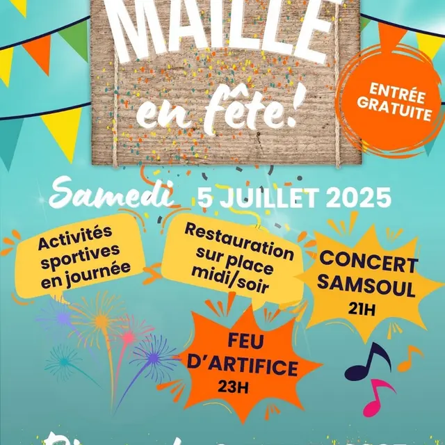 Maillé en fête 5 et 6 juillet 2025