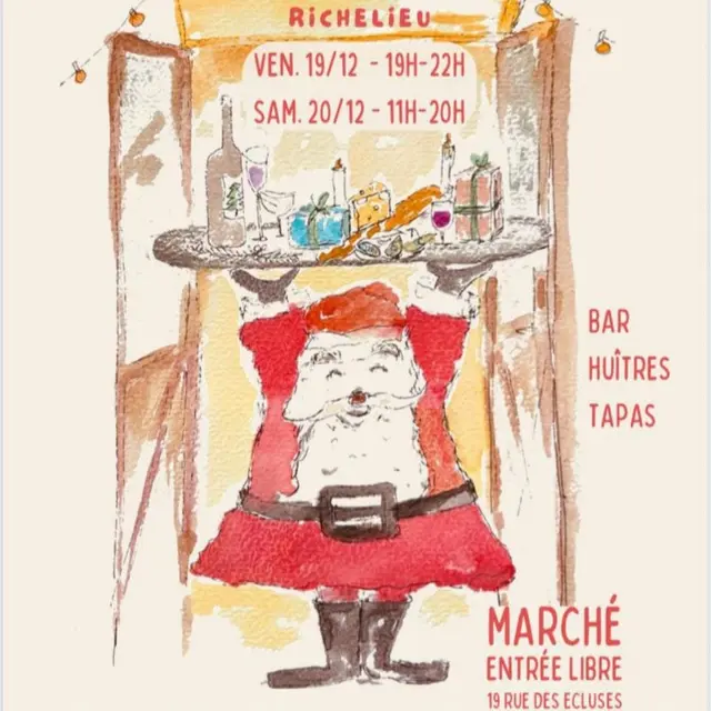 Marché La Teinturerie Richelieu 19 et 20 décembre 2025