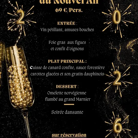 Menu du nouvel an Vin sur Vin Montlouis