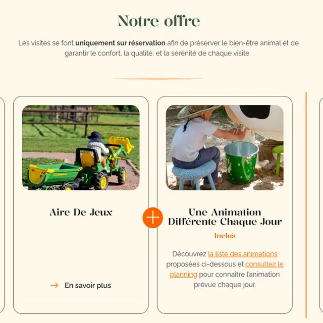 Mini-ferme pédagogique La Borderie