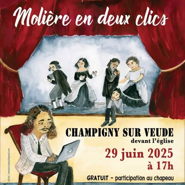 Molière en 2 clics Champigny-sur-Veude 29 juin 2025