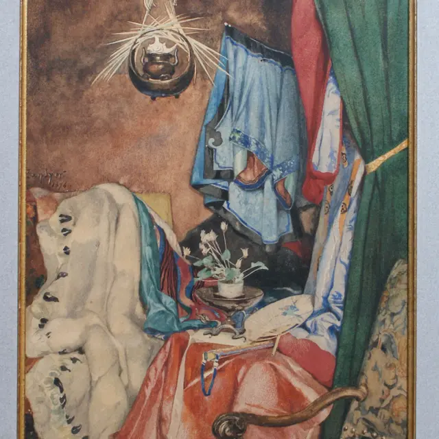 Nature morte, un coin de mon atelier - Emmanuel Lansyer