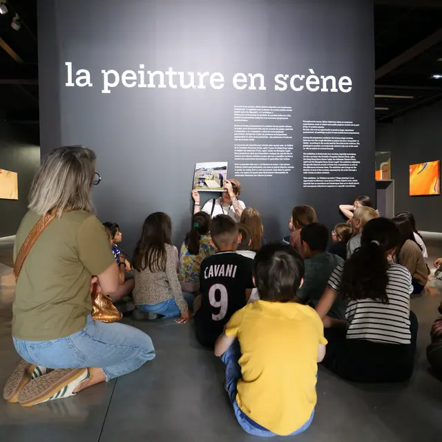 la peinture en scène