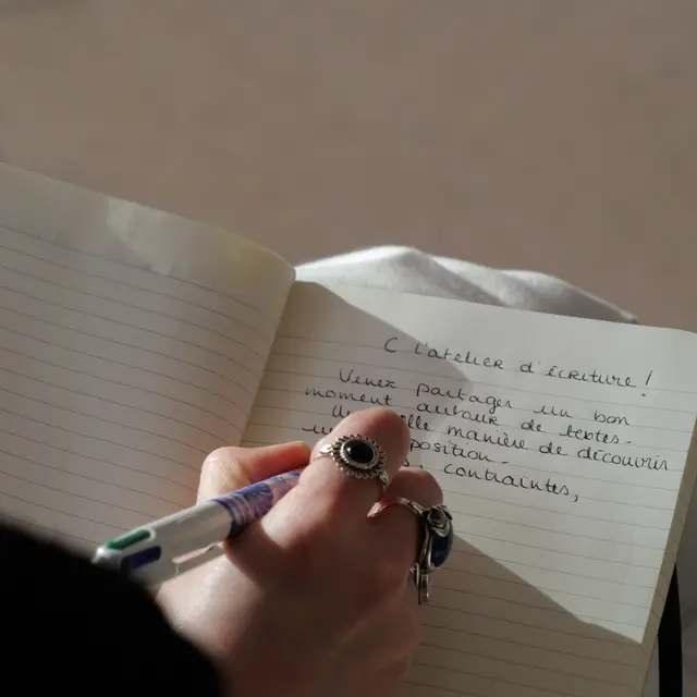 atelier écriture