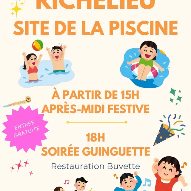Piscine et Guinguette Richelieu 28 juin 2025